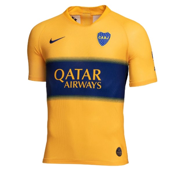 Camiseta Boca Juniors Replica Segunda Ropa 2019/20 Amarillo